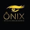 Logotipo de Ônix Ótica e Relojoaria